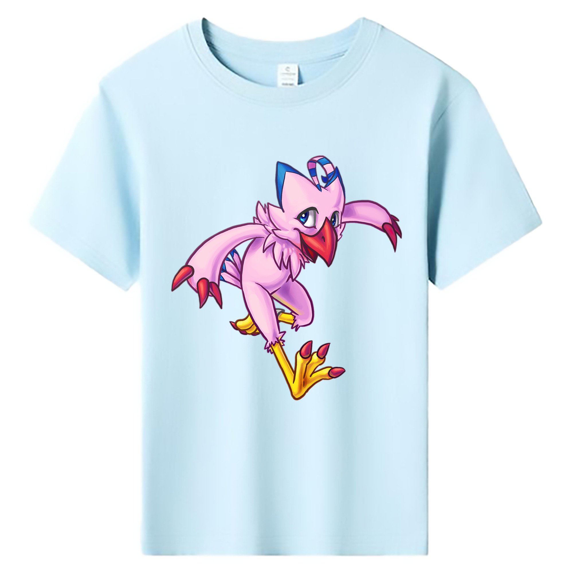 （画像用） Digimon デジタルモンスター/デジモン 綿100％キッズTシャツ（フロントプリント）